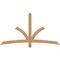 Ekena Millwork Davenport Timber Gable Bracket, Western Red Cedar, 72"W x 39"H x 1 1/2"D x 3 1/2"F, 13/12 Pitch GBW072X39X0204DAV00SWR - alternate 1